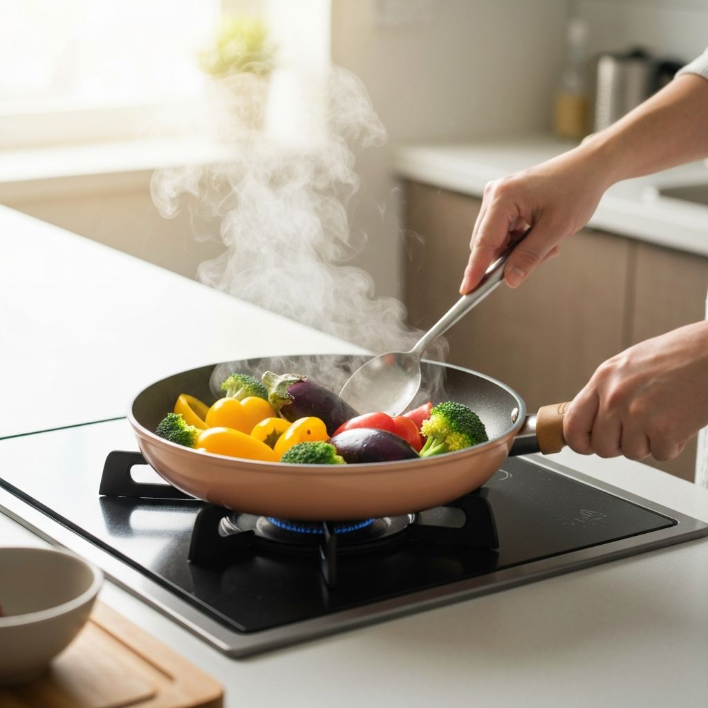 Healthy cooking with GreenPan ceramic cookware